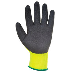 A140 Thermal Grip Work Gloves Palm Dipped Black, X-Small