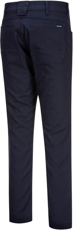FR404 Men'S Flame Resistant Slim Fit Comfort FR Stretch Work Pants Navy, 34