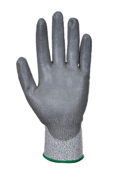 MR Cut PU Palm Glove Safety Work Wear Protective Gloves Resistant Coated ANSI 105, Medium