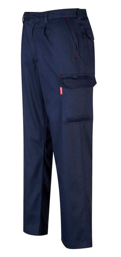 BZ31 Mens Safety Cargo Pants in Flame Resistant Bizweld ASTM NFPA, Navy, 6XLR