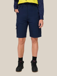 Hard Yakka Womens Edge Ripstop Work Shorts Stretch Cargo Shorts Y08202