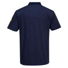 Portwest Light High Cotton Anti-Static ESD Ribbed Collar Polo Shirt AS21