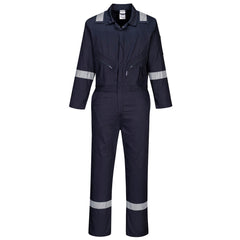 Portwest Iona Cotton Coverall  Lightweight Reflective Work Safety C814