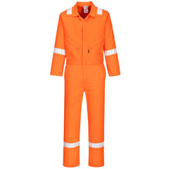 Portwest Iona Cotton Coverall  Lightweight Reflective Work Safety C814