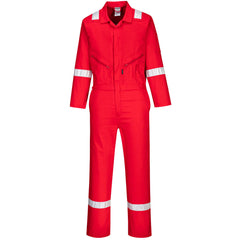 Portwest Iona Cotton Coverall  Lightweight Reflective Work Safety C814