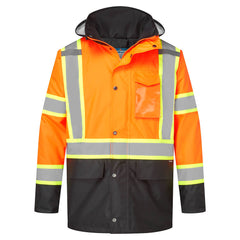 Portwest Hi-Vis X Back Contrast Winter Traffic Durable Jacket CA369