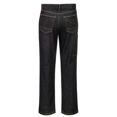 Portwest Mens Durable FR Stretch Denim Safety Jeans Indigo FR54