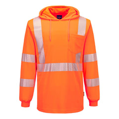 Portwest  Hi-Vis Breathable Lightweight Hooded T-Shirt L042