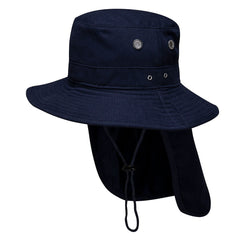 Portwest Wide Adjustable Comfy Breathable SunProtect Eyelet Brim Hat MC601