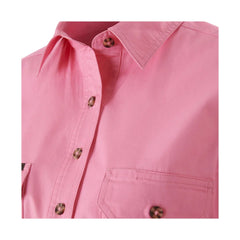 Hard Yakka New Womens Mustang Signature LS Closed Front Work Shirt Y08399