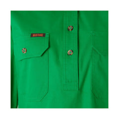 Hard Yakka New Womens Mustang Signature LS Closed Front Work Shirt Y08399