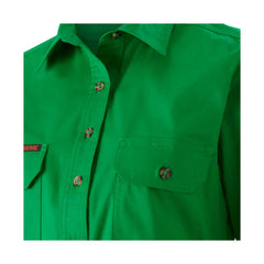 Hard Yakka New Womens Mustang Signature LS Closed Front Work Shirt Y08399