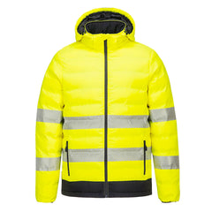 Portwest Hi Vis Breathable Windproof Ultrasonic Heated Tunnel Jacket S548