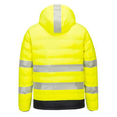 Portwest Hi Vis Breathable Windproof Ultrasonic Heated Tunnel Jacket S548
