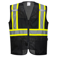 Portwest  Iona Plus Enhanced Mesh Lightweight Reflective Zipped Vest US391
