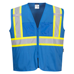 Portwest  Iona Plus Enhanced Mesh Lightweight Reflective Zipped Vest US391