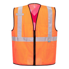 Portwest Tampa Light Weight Mesh fabric Hi-Vis Mesh X-Back US396