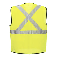 Portwest Tampa Light Weight Mesh fabric Hi-Vis Mesh X-Back US396