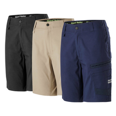 Hard Yakka Womens Raptor Mid Shorts Work Comfortable Cargo Tough Flexible Y08228-Collins Clothing Co