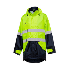 KingGee Lightweight Spray Jacket Waterproof All Season Safety Hi-Vis K55200-Collins Clothing Co