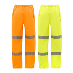 KingGee Mens Wet Weather Reflective Pant Lightweight Waterproof Safety K53035-Collins Clothing Co