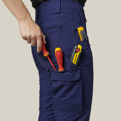 SUPER SALE! Hard Yakka Womens Raptor Long Pants Safety FREE Stretch Belt Y08382