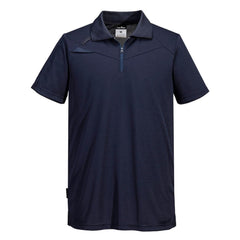 DX410 Men'S DX4 Polo Shirt - Short Sleeve Slim Fit Design All Black, Small