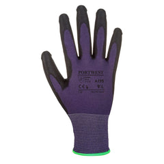 A195 Touchscreen PU Glove Purple/Black, X-Small