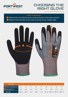 A727 anti Impact Safety Work Gloves - Cut Resistant & Impact Reducing Protective Work Gloves Orange/Black