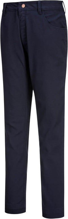 FR404 Men'S Flame Resistant Slim Fit Comfort FR Stretch Work Pants Navy, 30