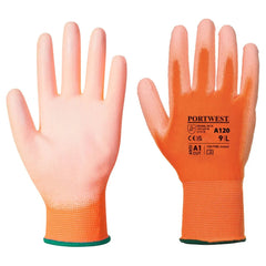 A120 Work Gloves PU Palm Dipped Abrasion and Tear Resistant Black, 3X-Large