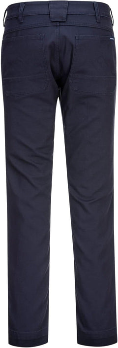 FR404 Men'S Flame Resistant Slim Fit Comfort FR Stretch Work Pants Navy, 30