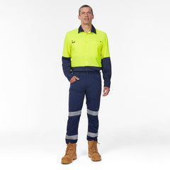 KingGee Mens Drycool Taped Lightweight Stretch Cargo Pockets Pant K53004