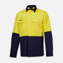 KingGee Mens Workcool Pro Spliced Shirt Long Sleeve Ripstop Work Safety K54027