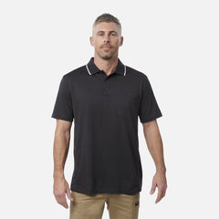 KingGee Mens Workcool Hyperfreeze Polo Short Sleeve Shirt Workwear Comfy K54209