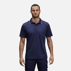 KingGee Mens Workcool Hyperfreeze Polo Short Sleeve Shirt Workwear Comfy K54209