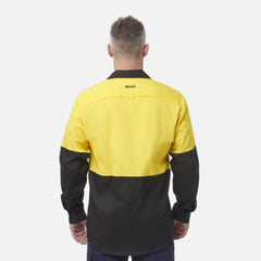 KingGee Mens Workcool 2 Hi-Vis Shirt Long Sleeve Button Up Work Workwear K54870