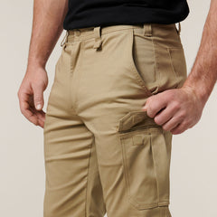 SUPER SALE! Hard Yakka Mens Core Basic Cargo Work Pants FREE Stretch Belt Y02597