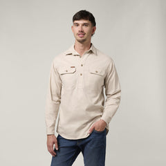 Hard Yakka Mens New Mustang LS Closed Front Work Shirt Y04004