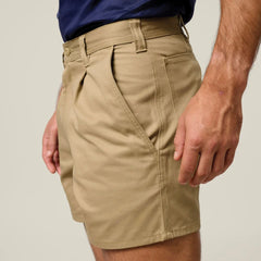 SUPER SALE! Hard Yakka Mens Relaxed Fit Drill Work Shorts FREE Flex Cap Y05350