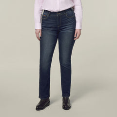 Hard Yakka Womens New Mustang SignatureRegular Fit Jeans Indigo Y08108