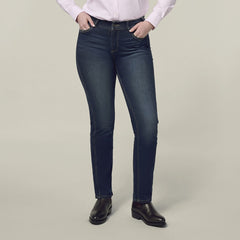 Hard Yakka Womens New Mustang SignatureRegular Fit Jeans Indigo Y08108