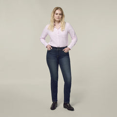 Hard Yakka Womens New Mustang SignatureRegular Fit Jeans Indigo Y08108