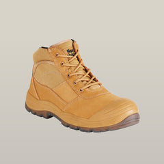 SUPER SALE! HARD YAKKA Utility Zip Steel Toe Safety Boot FREE 5Pack Sock Y60120
