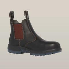 SUPER SALE! Hard Yakka Mens Pull on Steel Toe Safety Boot FREE 5Pack Sock Y60177