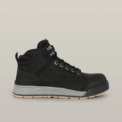 SUPER SALE! Hard Yakka Mens Lace Zip 3056 Safety Boots FREE 5 Pack Sock Y60201