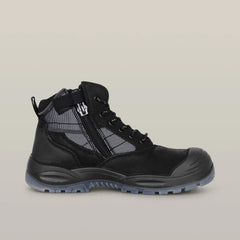 SUPER SALE! Hard Yakka Nite Vision Leather Work Boots FREE 5 Pack Sock Y60235