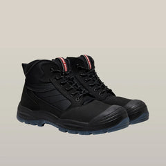 SUPER SALE! Hard Yakka Nite Vision Leather Work Boots FREE 5 Pack Sock Y60235