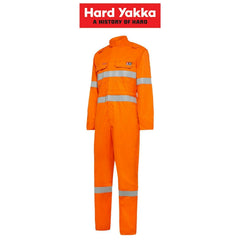 Hard Yakka Safety SheildTec Fire Resistant Coverall Overall Taped Hi-Vis Y00080