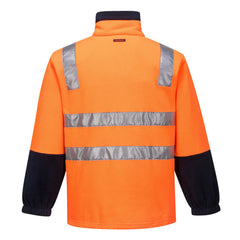 Portwest Mens Hi-Vis Polar Fleece Jumper Taped Static Resistant Work Comfy MF215